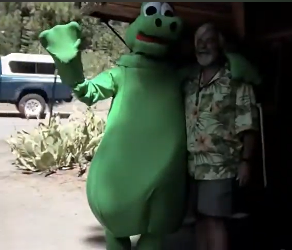 Bob McCorrmick with Tahoe Tessie