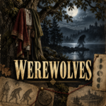 A man hangs his coat, crosses the lake, and becomes a wolf