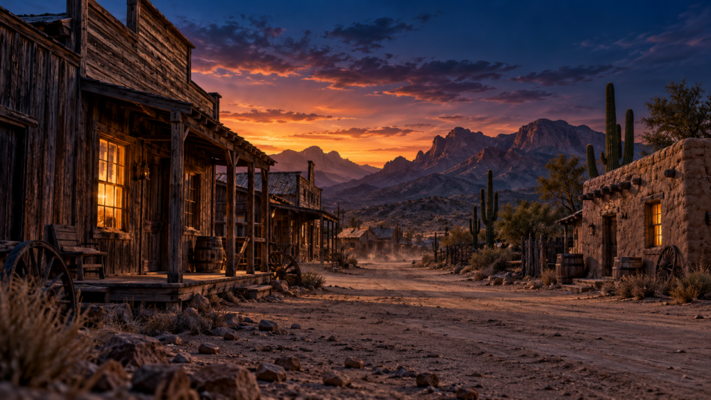 Ghosts haunt the desert streets